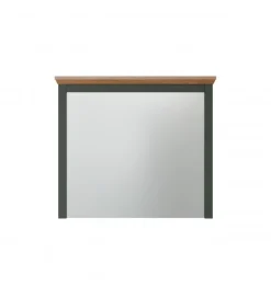 Lustro STANTON 68 cm w optyce dębu Evoke Ciemnozielony