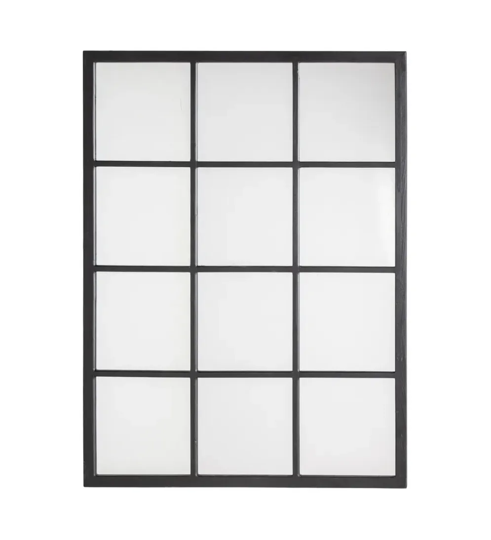 Lustro TAGE 120 cm drewno jodła czarne