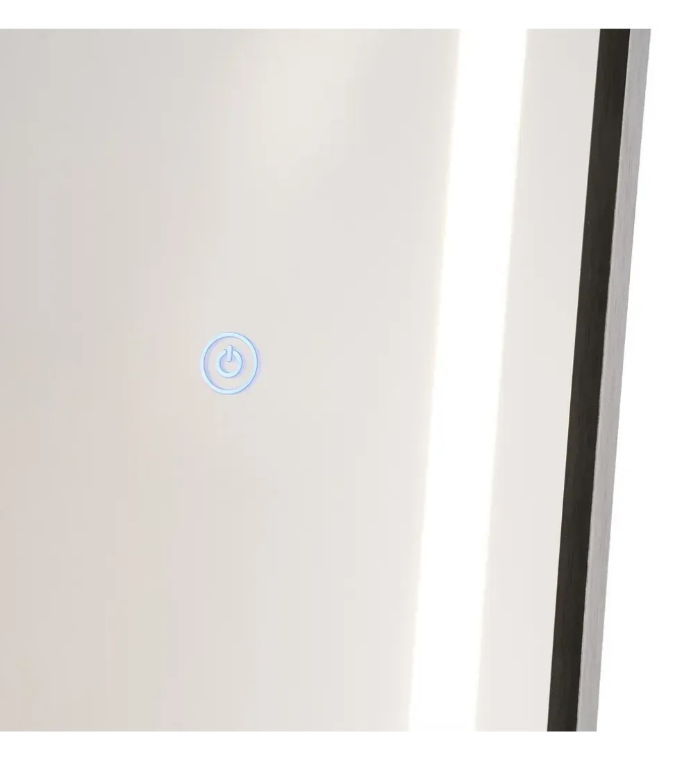 Lustro TEMPEJO 160 cm czarna rama