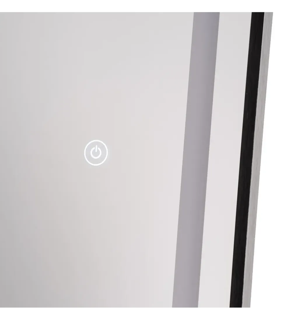 Lustro TEMPEJO 160 cm czarna rama