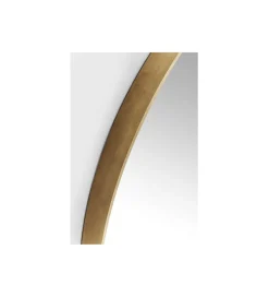 Lustro wiszące CURVE MO 100 cm złote