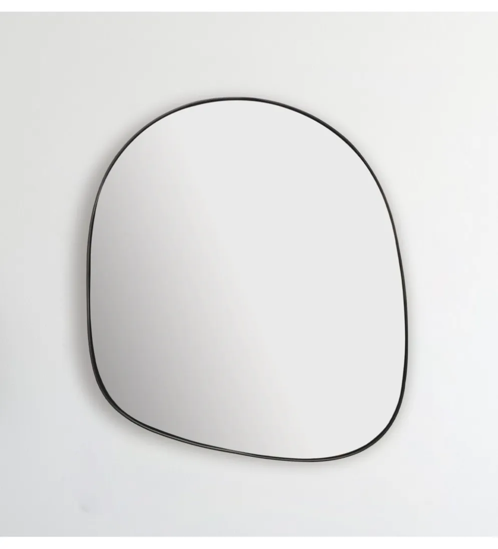 Lustro wiszące DEFORME 53 cm czarne