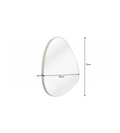 Lustro wiszące DEFORME 60 cm dąb naturalny
