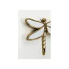 Lustro wiszące DRAGONFLY 46 x 36 cm stare złoto