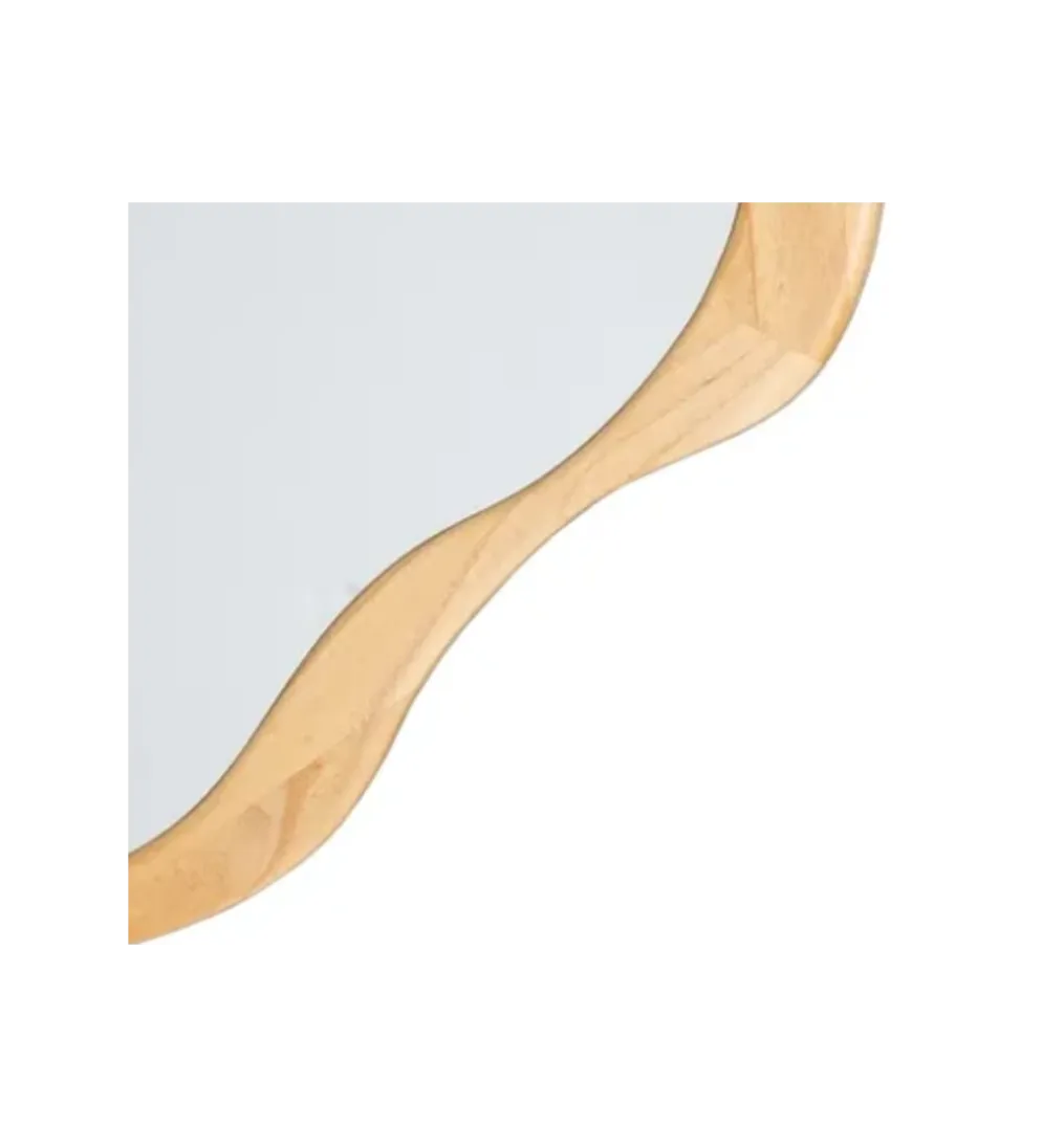 Lustro wiszące ETAPE 57 cm drewno paulowni