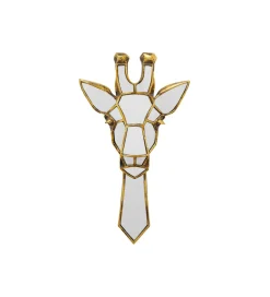 Lustro wiszące GIRAFFE 45 cm złote