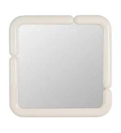 Lustro wiszące HAYKUI 90 cm kremowe