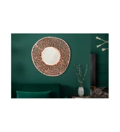 Lustro wiszące LEAF 110 cm miedziane