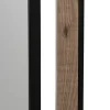 Lustro wiszące NAGATARO 45 x 100 cm czarne naturalne