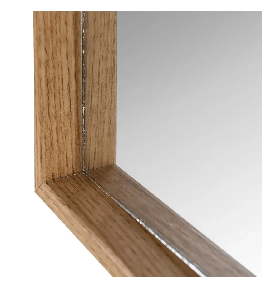 Lustro wiszące OKATA 143 cm naturalna rama