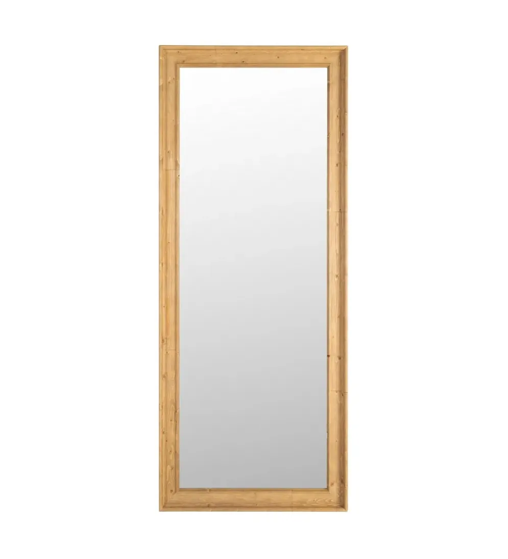 Lustro wiszące OKATA 171 cm naturalna rama