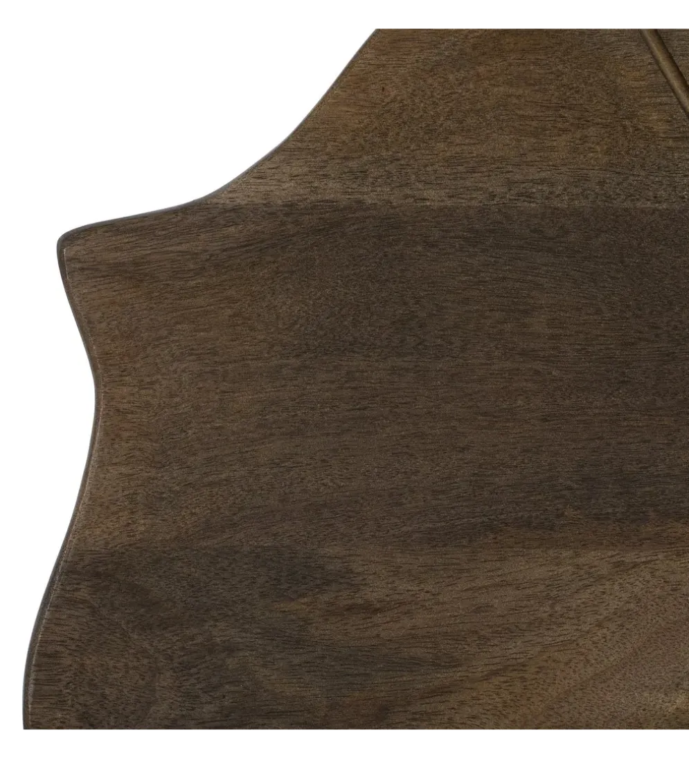 Lustro wiszące RETUNM 90 cm drewno mango