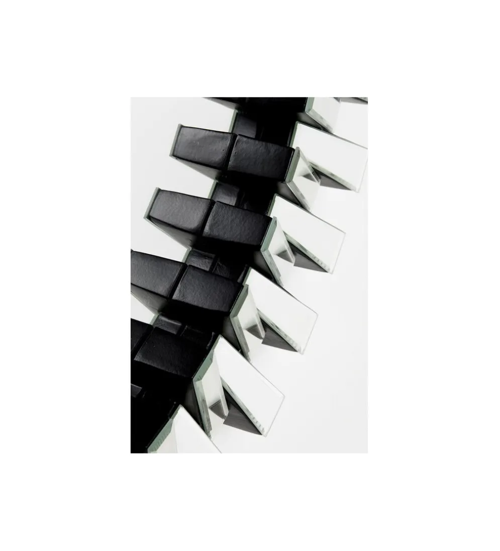 Lustro wiszące SPROCKET 92 cm srebrne