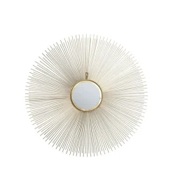 Lustro wiszące Sunbeam 90 cm złote