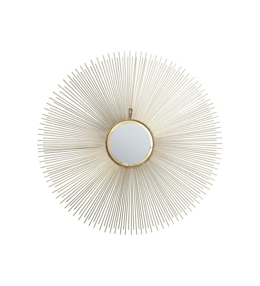 Lustro wiszące Sunbeam 90 cm złote