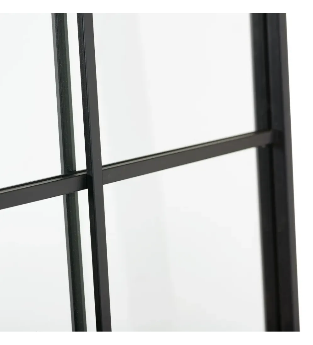 Lustro wiszące SYLAS 180 cm x 90 cm czarne