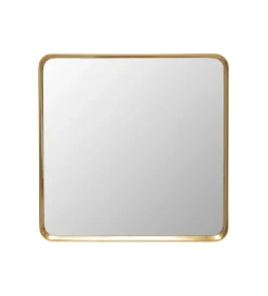 Lustro wiszące VINCENZA 102 x 102 cm złote
