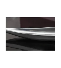 Misa Leaf 60 cm x 15 cm Srebrna