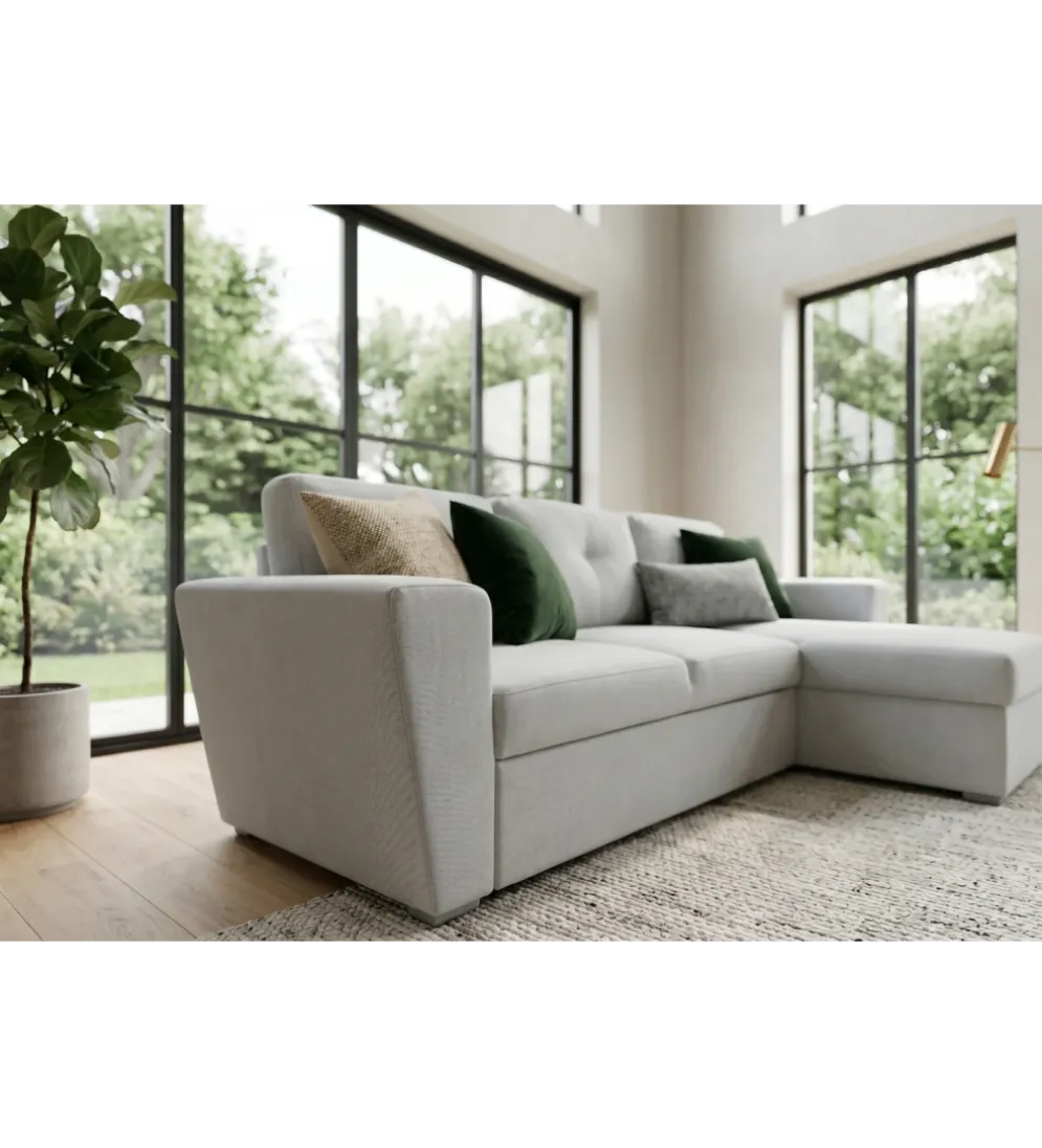 Narożnik APARTMENT 245 cm z funkcją spania beżowy
