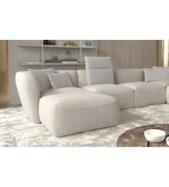 Narożnik BAHAMA Candelo XL 372 cm z ottomaną otwartą 172 cm