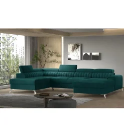 Narożnik rozkładany LACANTE 354 cm z funkcją spania