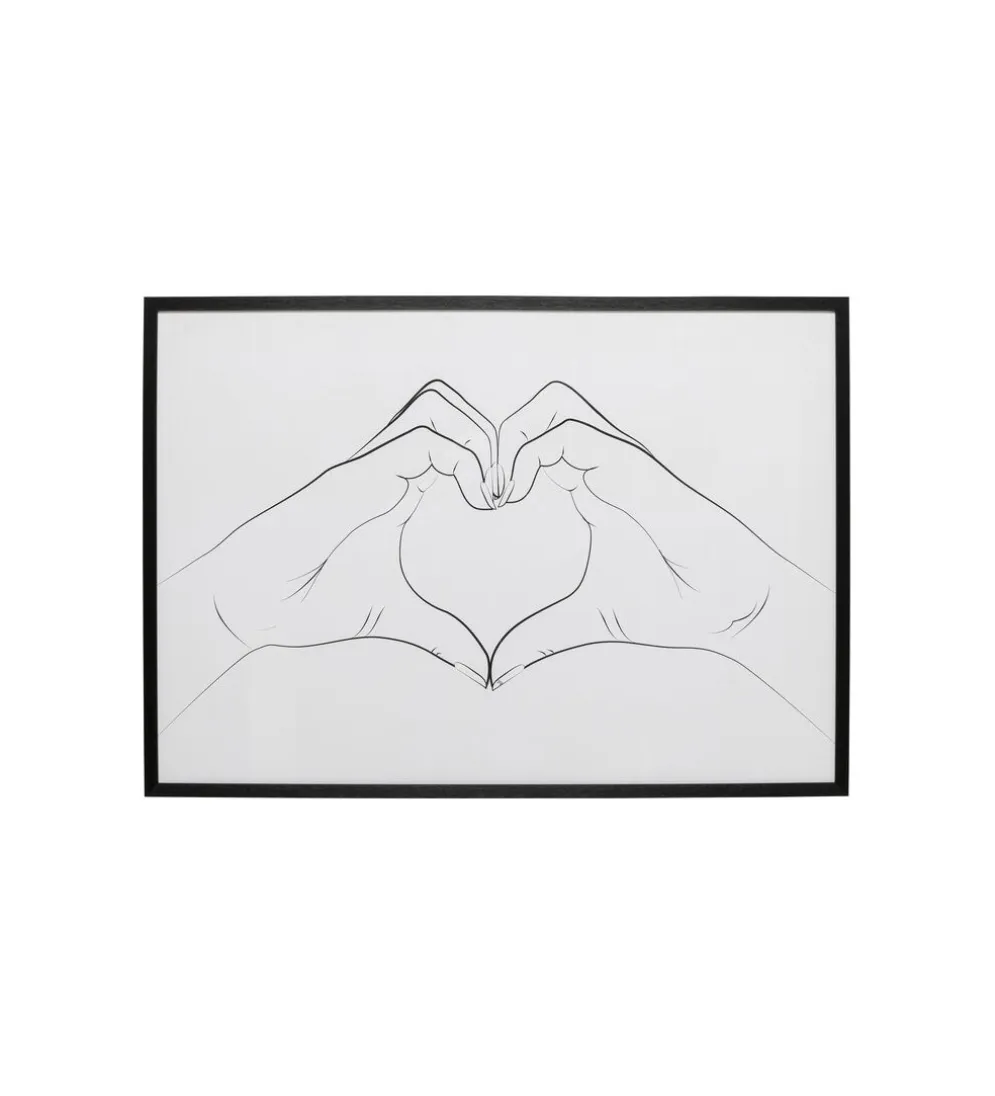 Obraz HEART HANDS 103 x 73 cm