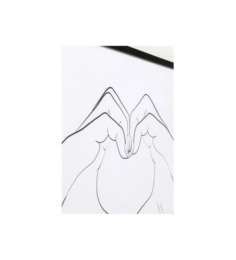 Obraz HEART HANDS 103 x 73 cm