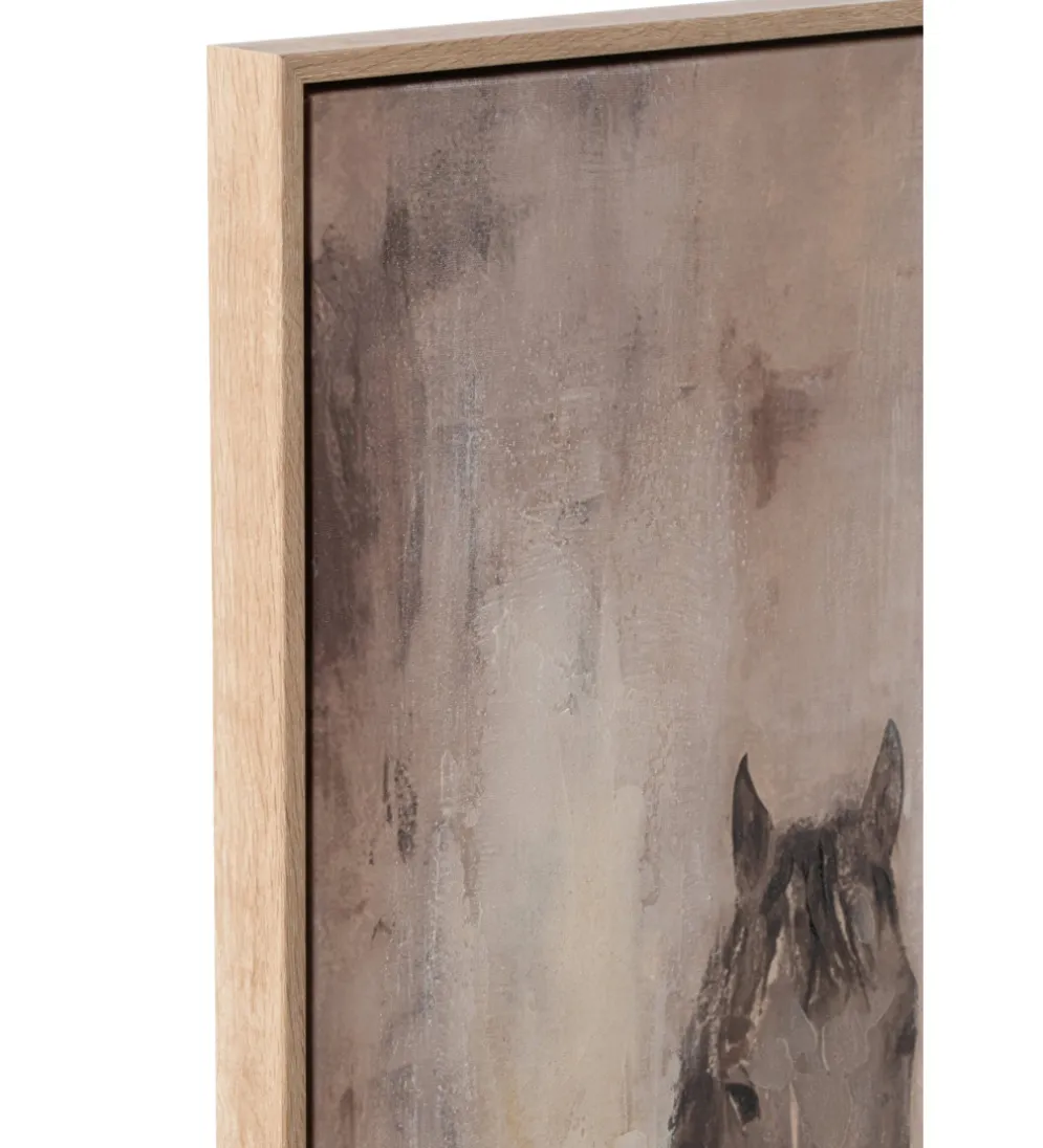 Obraz HORSE 142 x 102 cm beżowy