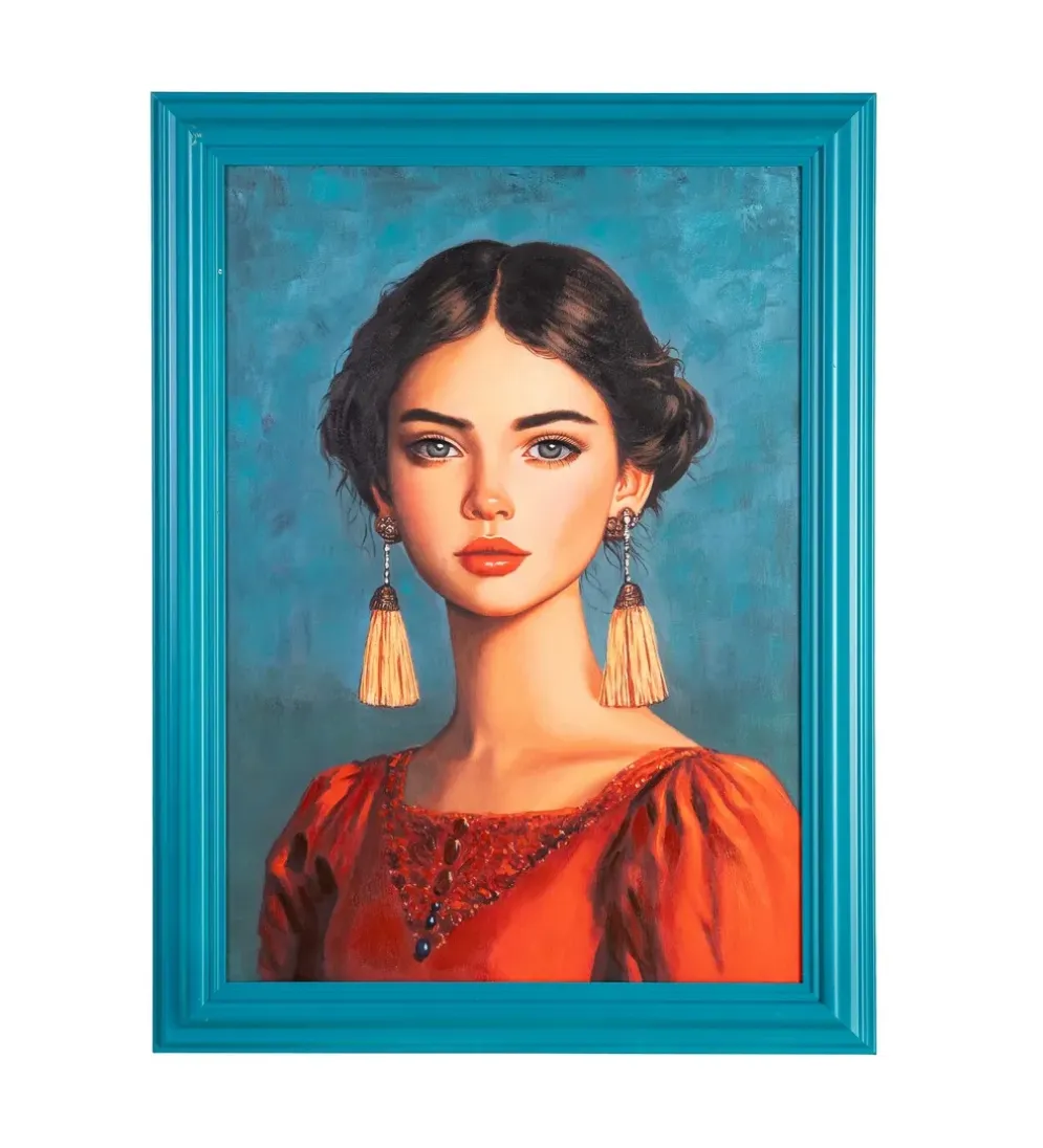 Obraz MUJER AZUL 87 x 117 cm