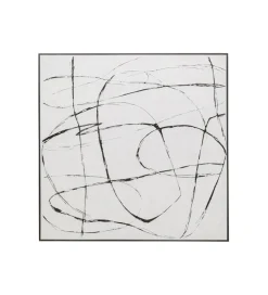 Obraz SKERCH 120 x 120 cm biały