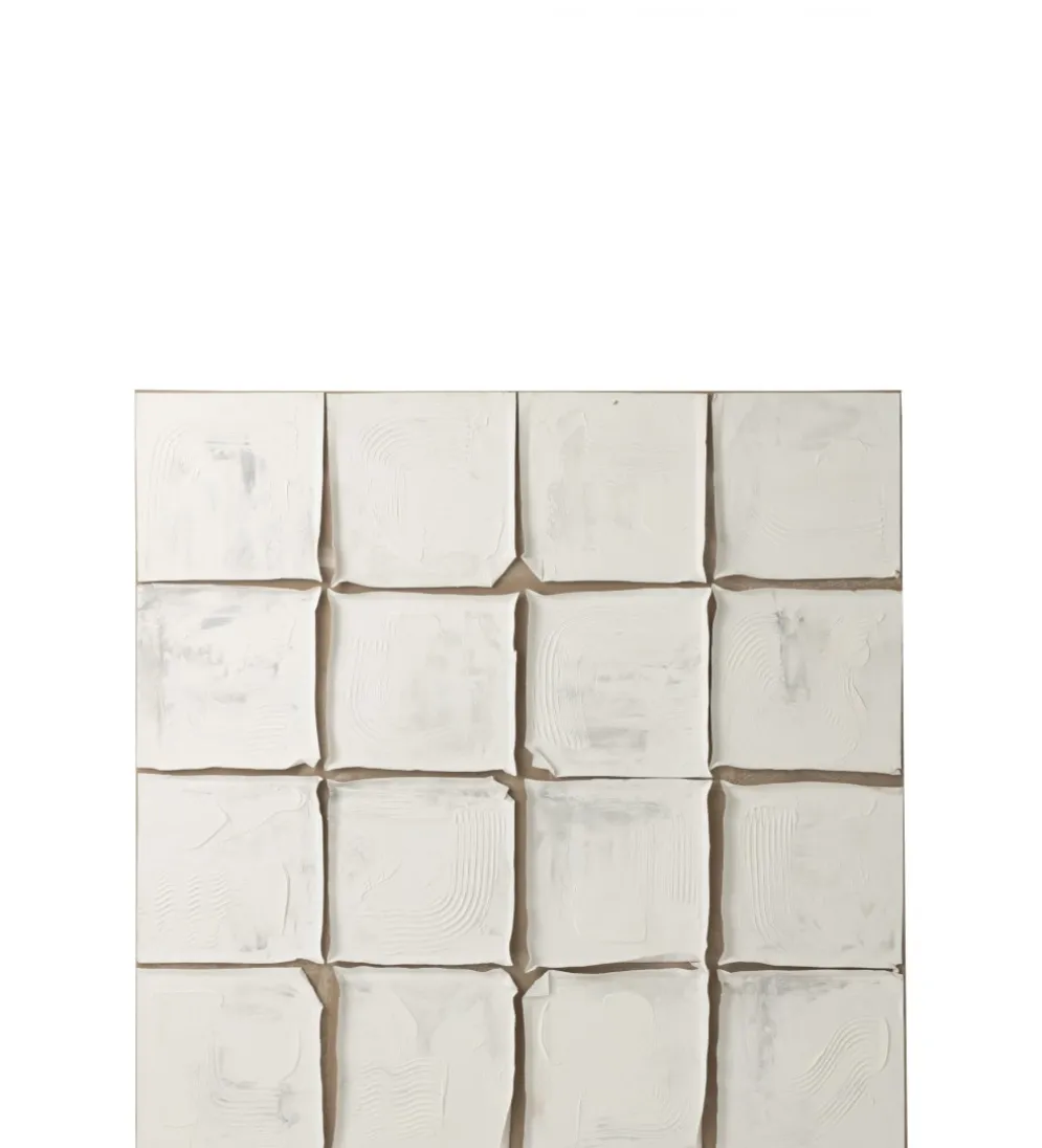 Obraz SQUARELY 122 cm białoszary