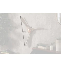 Ozdoba Ścienna Mystic Screw III 90 Cm Miedziana