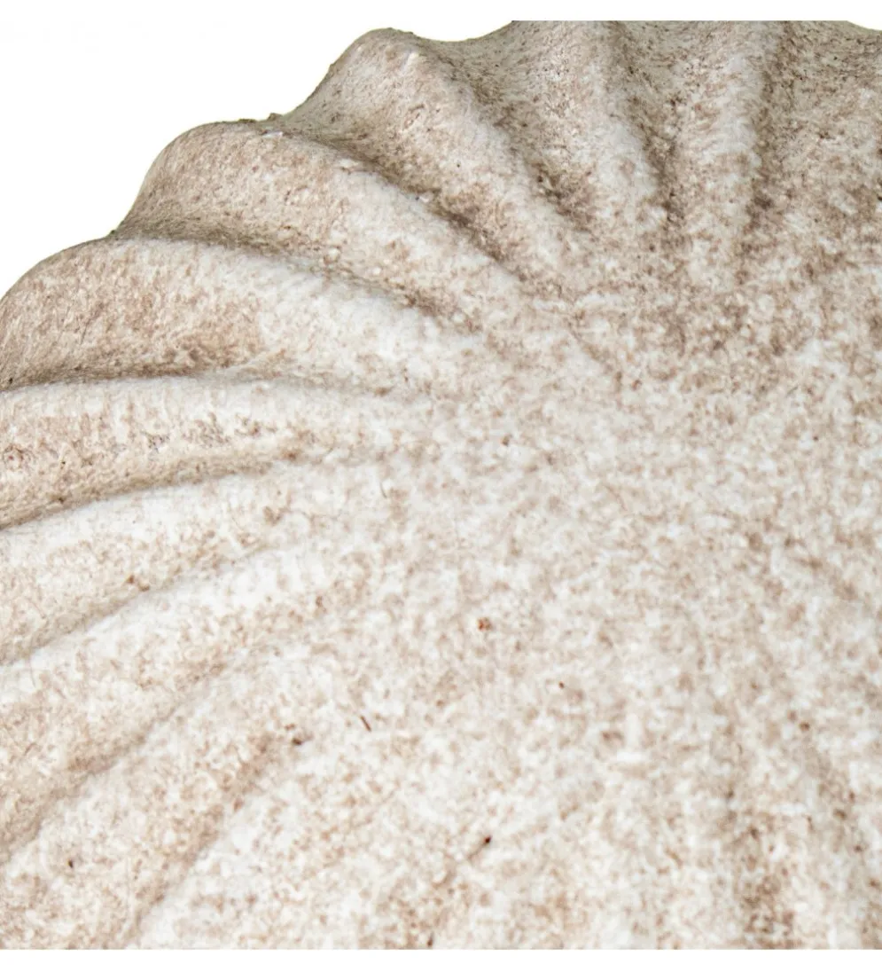 Ozdoba RUSTIC 12 cm ceramiczna kula biała