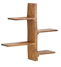 Półka ścienna FLER 58 cm drewno sheesham