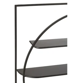 Półka ścienna NEWS 80 cm czarna
