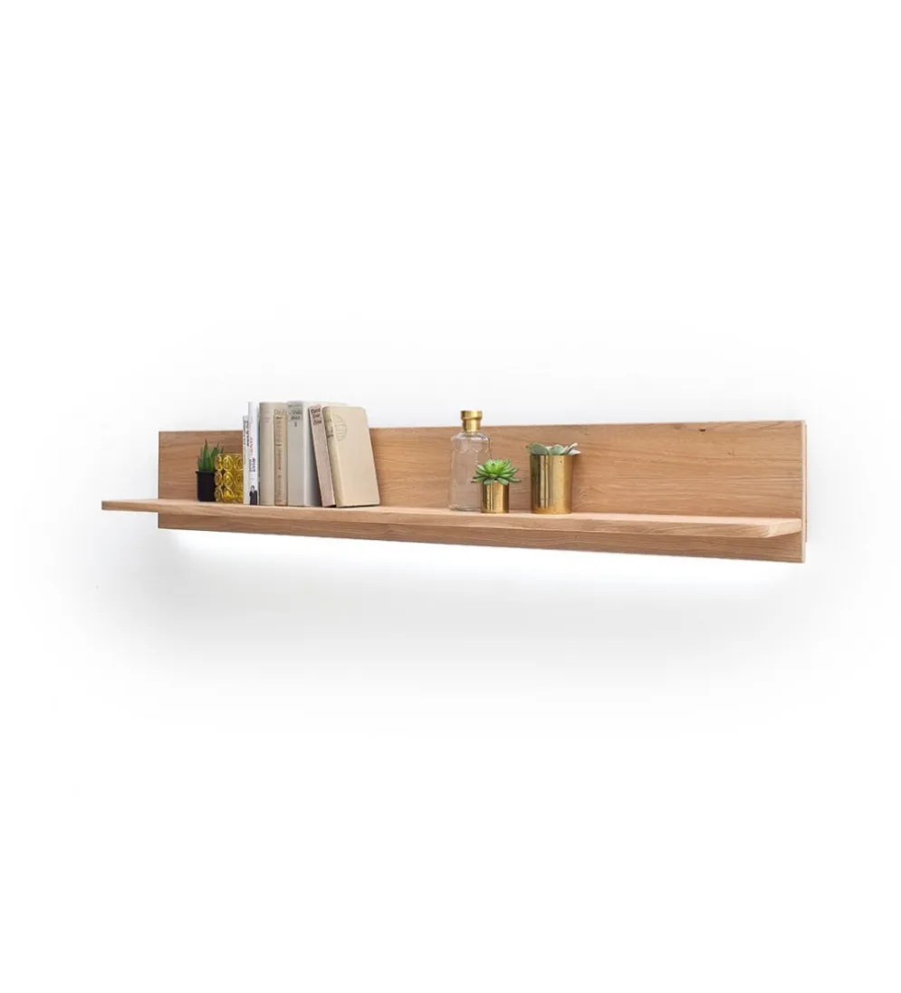Półka ścienna PORTLAND 160 cm dębowa