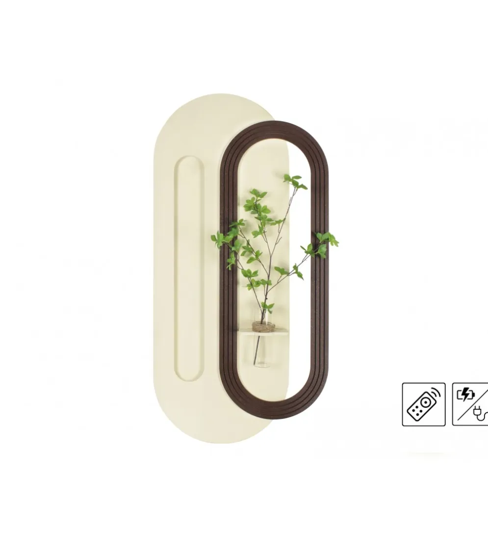 Półka kwiatowa RELIEVE 60 x 120 cm owalna