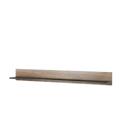 Półka LARONA 180 Cm O Wybarwieniu Satin Nussbaum z kolorem Touchwood