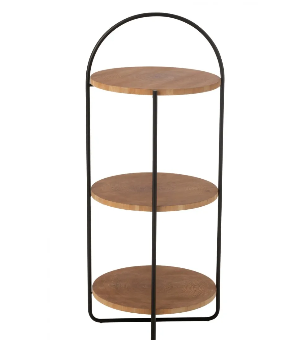 Półka VONI 43 cm w optyce drewna