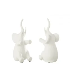 Podpora na książki Elephant set 2 biała