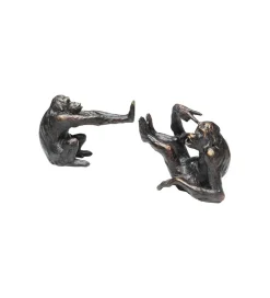 Podpory na książki Monkey set 2 ciemnobrązowe