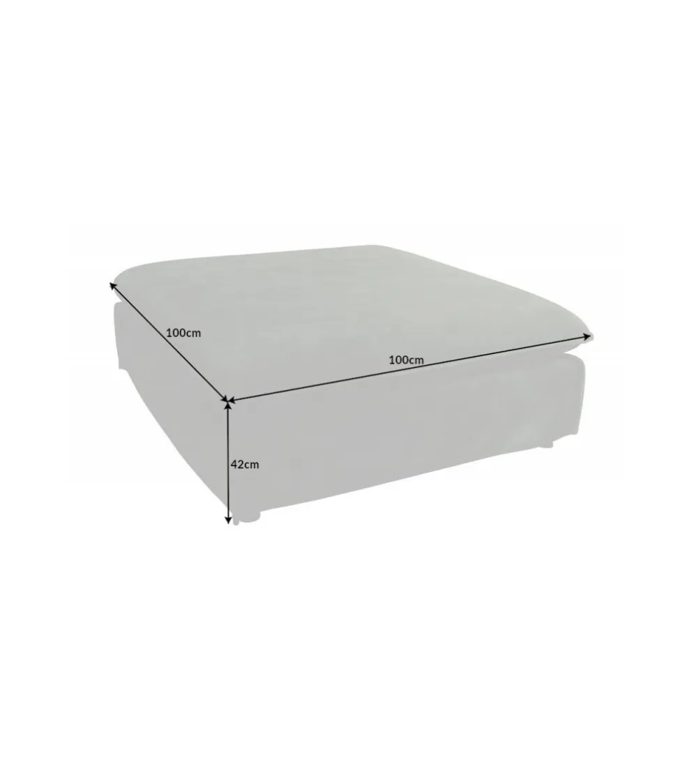 Pufa HEAVENLY Heaven 100 cm ciemnozielona