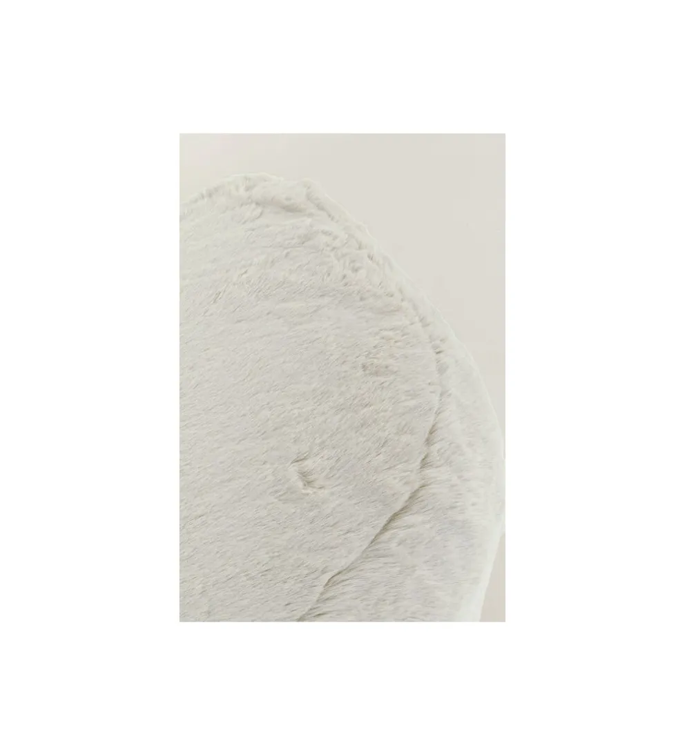 Pufa MIKA FURR 131 cm kremowa