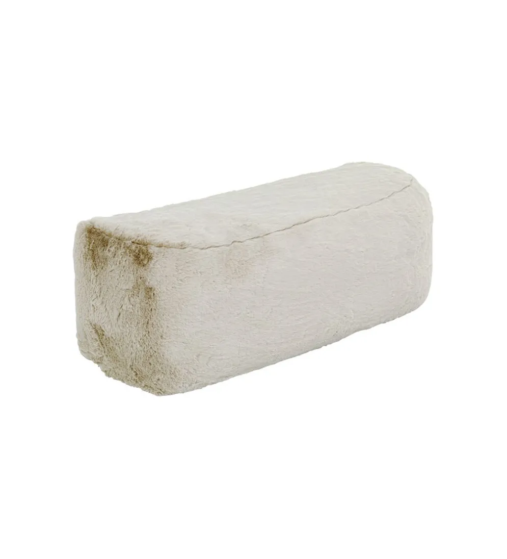 Pufa MIKA FURR 131 cm kremowa
