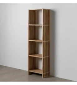 Regał BELLAMONTE 190 cm drewno teak naturalny