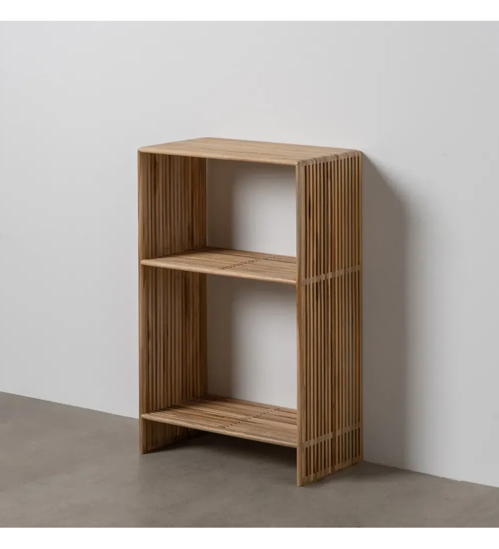 Regał BELLAMONTE 86 cm drewno teak naturalny