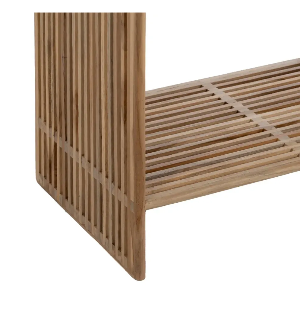 Regał BELLAMONTE 86 cm drewno teak naturalny