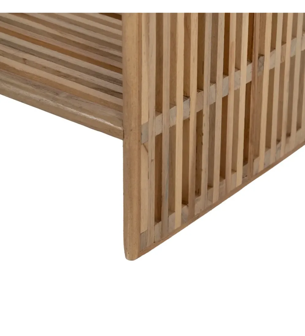 Regał BELLAMONTE 86 cm drewno teak naturalny