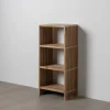 Regał BELLAMONTE 116 cm naturalny drewno teak