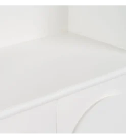 Regał BERET 80 cm drewno jodłowe biała